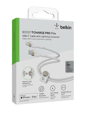 Cable lightning Belkin a tipo USB C de 2 m