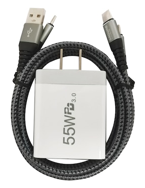 Cargador pared Ground USB tipo A + USB tipo C