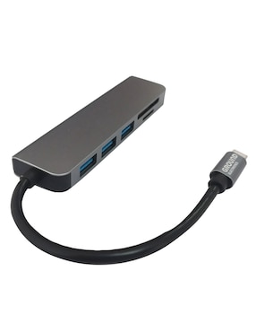 Hub Ground USB 6 a HDMI, USB 3.0, USB 2.0 x 2, SD y TF de 6 contactos