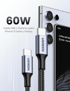 Cable USB C Ugreen de 2 m