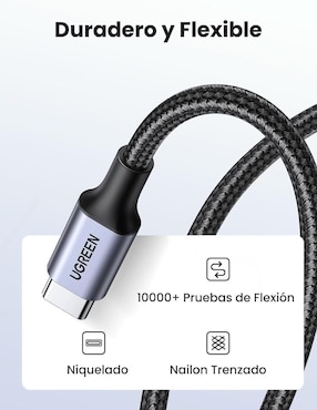 Cable USB C Ugreen de 2 m