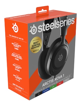 Audífonos de diadema Steelseries Arctis Nova 1  alámbricos con cancelación de ruido