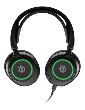 Audífonos de diadema Steelseries Arctis Nova 3 alámbricos con cancelación de ruido