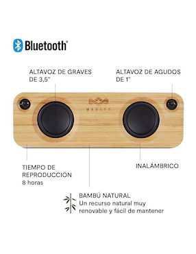 Bocina The House of Marley EM-JA006-SBC inalámbrica