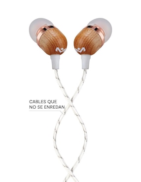 Audífonos In-Ear The House Of Marley Em-Je041-Sb alámbricos con cancelación de ruido