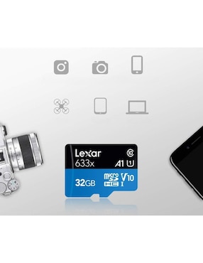 Memoria Micro SD Lexar capacidad 32 GB
