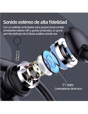 Audífonos True Wireless Genérica inalámbricos con cancelación de ruido