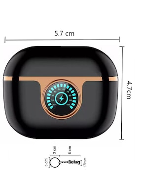 Audífonos True Wireless Genérica Manos Libres Bluetooth 5.3 inalámbricos con cancelación de ruido