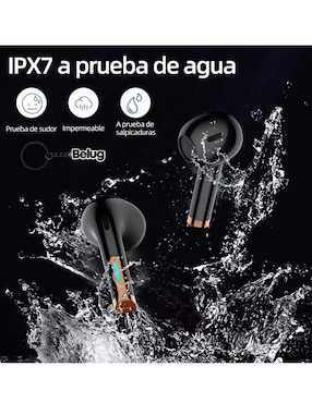 Audífonos True Wireless Genérica Manos Libres Bluetooth 5.3 inalámbricos con cancelación de ruido
