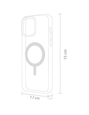 Funda para iPhone 15 Pro Max LifePro Xtreme de TPU