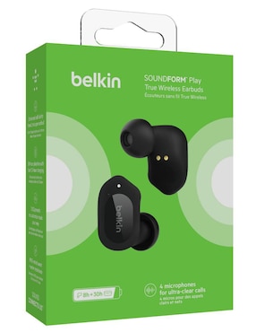 Audífonos True Wireless Belkin Soundform Play inalámbricos con cancelación de ruido