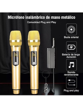 Micrófono gamer Genérica inalámbrica