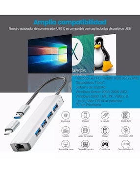 Receptor usb Genérica