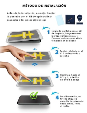 Mica celular Teknet de cristal templado
