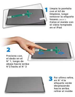 Protector tableta Teknet Kit de cristal templado