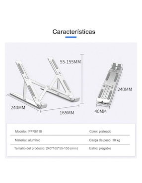Soporte celular con amplificador MS Hometech aluminio