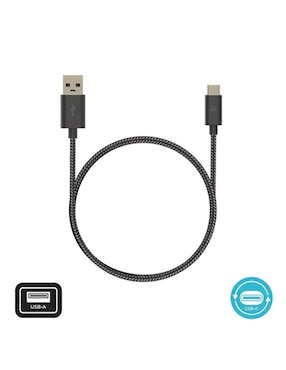 Cable USB C Motorola a tipo USB A de 1.5 m