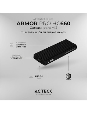 Estuche para memoria cf Acteck