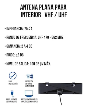 Antena HD/TV de televisión Control Expert