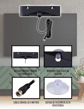 Antena HD/TV de televisión Control Expert