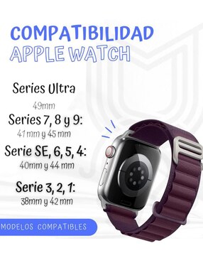 Correa para smartwatch Mamá Pulpo de nylon