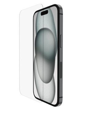 Mica celular Belkin iPhone 15 y iPhone 14 Pro de cristal templado