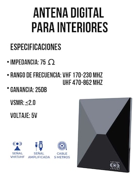 Antena HD/TV de televisión Control Expert