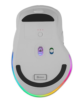 Mouse Gamer Inalámbrico Getttech ggm-rgbtr-01-wh