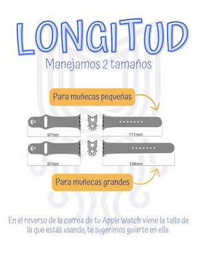 Set correa para smartwatch Mamá Pulpo de silicón