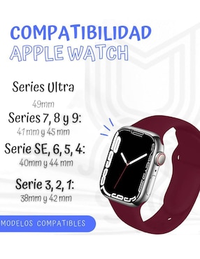 Set correa para smartwatch Mamá Pulpo de silicón