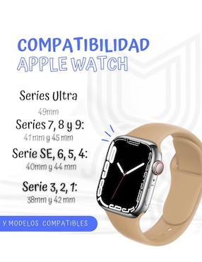 Set correa para smartwatch Mamá Pulpo de silicón