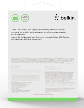 Hub Belkin F4U042BT de 4 puertos USB