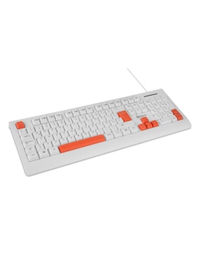 Teclado Alámbrica Getttech Colorful GGK-ESMWR-02-WH