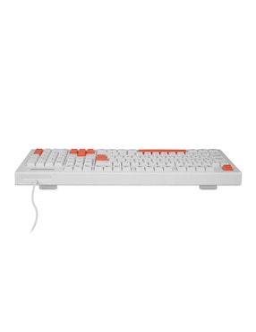 Teclado conexión alámbrica Getttech Colorful GGK-ESMWR-02-WH