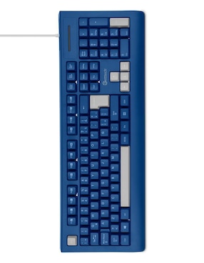 Teclado conexión alámbrica Getttech Colorful GGK-ESMWR-02-BL
