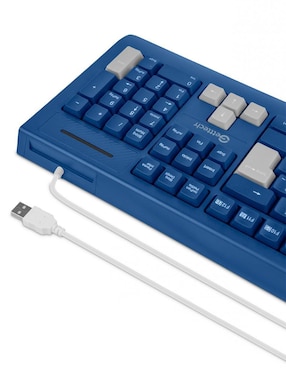 Teclado conexión alámbrica Getttech Colorful GGK-ESMWR-02-BL