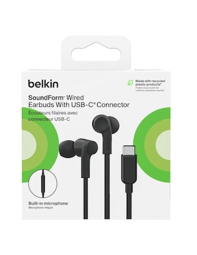 Audífonos In-Ear Belkin Sounform alámbricos