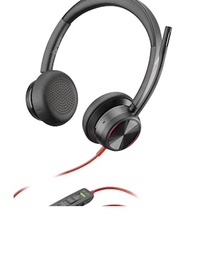 Audífonos Over-Ear Poly 772K2Aa alámbricos con cancelación de ruido