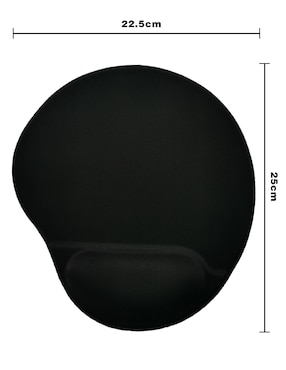 Mouse pad Ground con apoyo para muñeca y con antideslizante