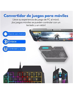 Kit teclado gamer Mr. Gadgets