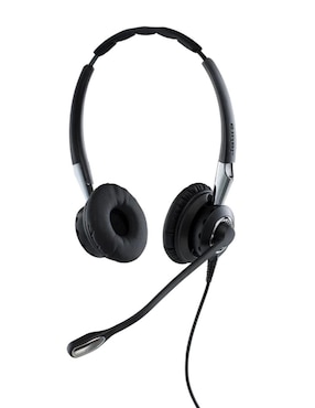 Audífonos de diadema Jabra Biz 2400 Ii Duo alámbricos con cancelación de ruido