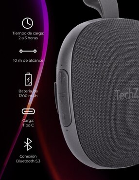 Bocina portátil Techzone TZSP01 HORUS bluetooth
