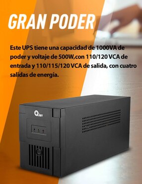 Regulador de voltaje Qian NOBREAK_QEI-1000-01