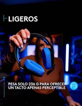 Audífonos gamer Logitech G inalámbricos