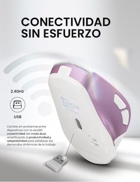 Mouse Gamer Inalámbrico Getttech ggm-stdbw-01-pk_6d