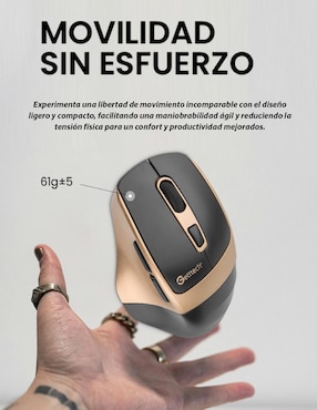 Mouse Gamer Inalámbrico Getttech ggm-stdbw-01-gd_6d