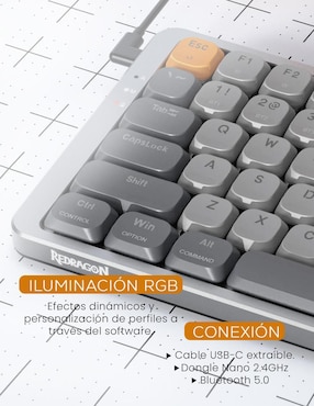 Teclado gamer Redragon
