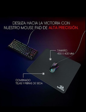 Mouse pad Redragon con antideslizante