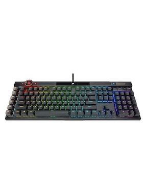 Teclado conexión alámbrica Corsair K100