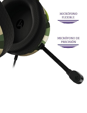 Audífonos gamer 4Gamers alámbrica